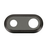 Geam Camera iPhone 8 Plus Negru - Sticla Protectie Obiectiv Foto
