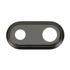 Geam Camera iPhone 8 Plus, Negru