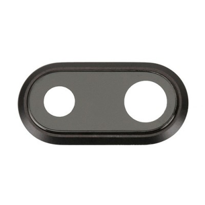 Geam Camera iPhone 8 Plus, Negru foto