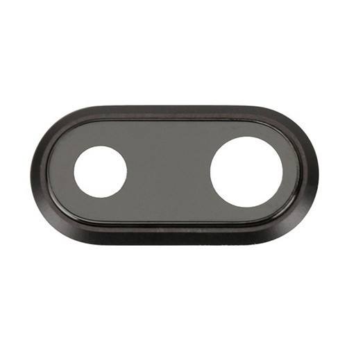 Geam Camera iPhone 8 Plus, Negru