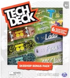Set 6 mini placi skateboard, Tech Deck, Bonus Pack, PlanB, Spin Master