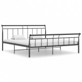 Cadru de pat, negru, 180x200 cm, metal GartenMobel Dekor, vidaXL