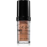 L.A. Girl Cosmetics PRO. Coverage fond de ten lichid iluminator culoare Nude Beige 28 ml