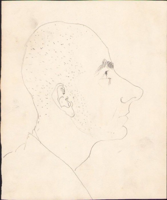 A1697 Schiță de Dimitrie &bdquo;Puiu&rdquo; Eitel, nesemnată