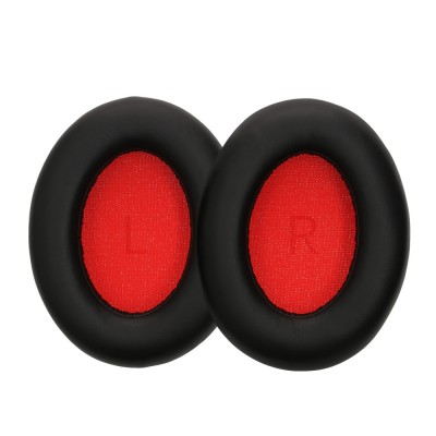 Set 2 Perne de urechi Kwmobile pentru 1More SonoFlow/SonoFlow SE, Negru, Piele ecologica, KWM000025DA001C foto