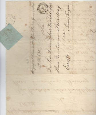 Austria.1857 Scrisoare prefilatelica Hermanstadt-Reghin XR.5 foto
