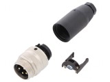Mufă 7/8 tată 4 pini drept filet exterior 6-8mm