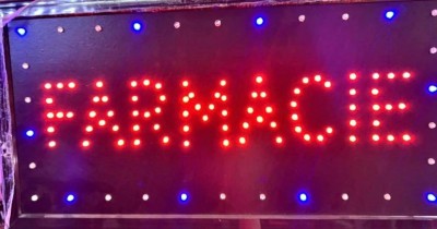Reclama Text LED - Farmacie / animatie luminoasa dinamica NOU foto