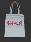 Geanta personalizata din panza, pentru plaja sau cumparaturi, alb, 31*36 cm