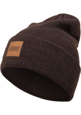 Caciula beanie cu accesoriu piele Urban Classics ONE SIZE EU foto