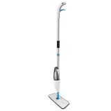 Mop cu pulverizare , rezervor 350 ml, cap rotativ 360&deg;, lavetă microfibră reutilizabilă, m&acirc;ner ergonomic, inox