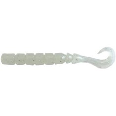Grub Mustad Finesse Micro White Luminous, 6.4cm, 12buc/pac foto