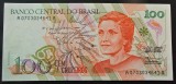 Cumpara ieftin BANCNOTA EXOTICA 100 CRUZEIROS - BRAZILIA, anul 1990 ND *cod 558 = UNC