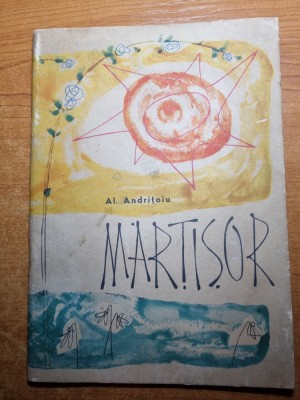 carte pentru copii - martisor - de alexandru andritoiu - din anul 1964 foto