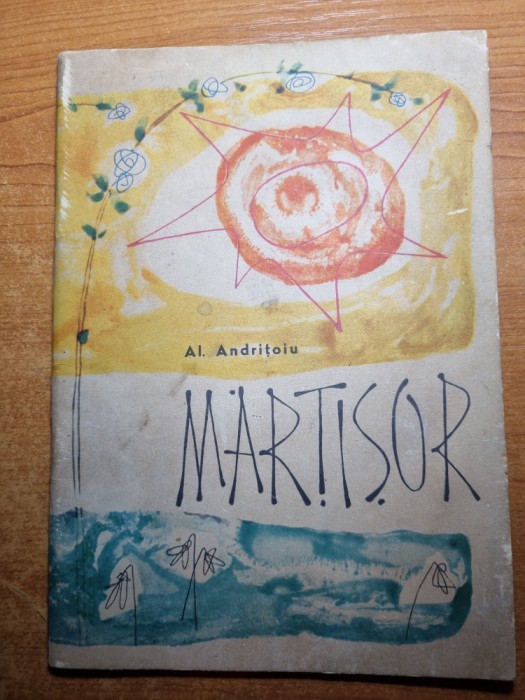 carte pentru copii - martisor - de alexandru andritoiu - din anul 1964