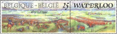 BELGIA - 1990 - Waterloo - stampilat foto