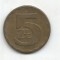(No1) moneda-POLONIA - 5 ZLOT 1977