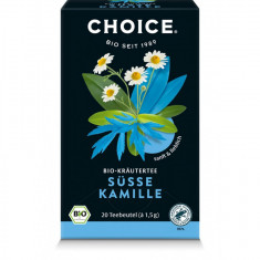 Ceai bio din plante Musetel dulce, 20 pliculete a 1.5g / 30.0g Choice®