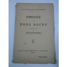 FABULELE LUI RADU BUCOV editate de Mihail Dragomirescu - LA FONTAINE INTINERIT