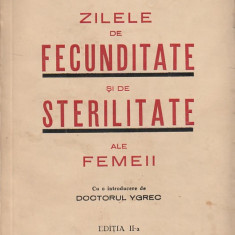 Dr. S. HERSON - ZILELE DE FECUNDITATE SI DE STERILITATE ALE FEMEII ( 1937 )