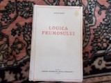 Liviu Rusu - Logica frumosului (1946), filosofie, carte veche, Cluj, 170 pagini
