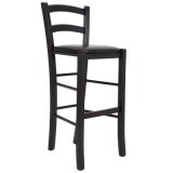 SCAUN PAESANA BAR - CADRU WENGE - IMITATIE PIELE - DIVERSE CULORI - Maro 15611