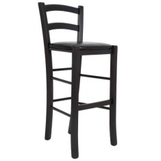 SCAUN PAESANA BAR - CADRU WENGE - IMITATIE PIELE - DIVERSE CULORI - Mov 21897 foto