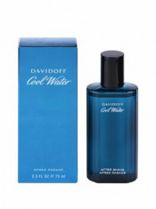 After shave Davidoff Cool Water, 75 ml, pentru barbati foto