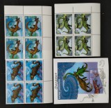 SOMALIA-2000-DINOZAURI-MARINI-4x3 Val.+ Colita**SOM 151B