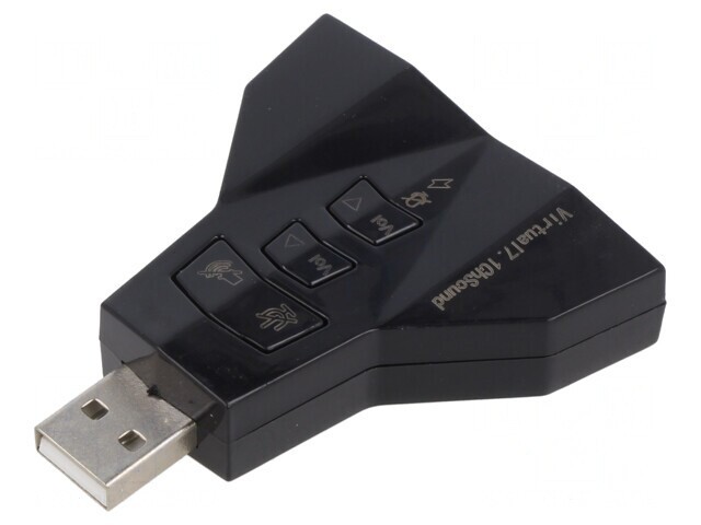 Card Extensie PC Audio Bluetooth 5.0 Stereo 7.1 USB 2.0 30m