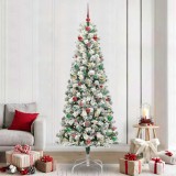 VidaXL Brad de Crăciun artificial cu ramuri articulare 240 cm PVC 3395621