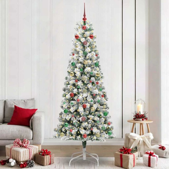 vidaXL Brad de Crăciun artificial cu ramuri articulare 240 cm PVC 3395621