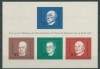 Germania Federala, 1968, Churchill, Adenauer, bloc, MNH, Nestampilat