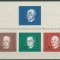 Germania Federala, 1968, Churchill, Adenauer, bloc, MNH