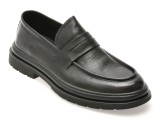 Mocasini GRYXX negri, 56518, din piele naturala