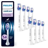 Philips Sonicare Sensitive HX6058/87 capete de schimb pentru periuta de dinti 8 buc