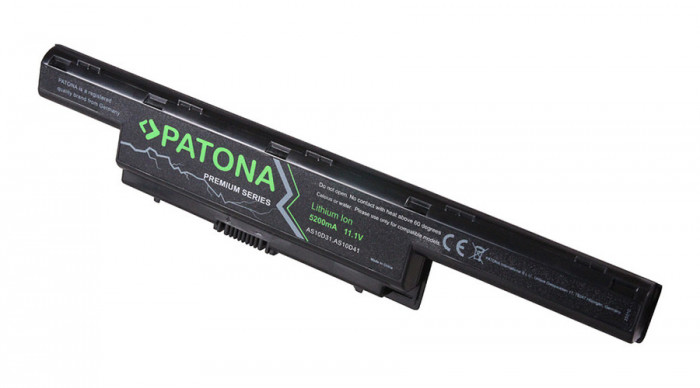 Gateway NV49xx NV59 CNV 49C 13c NV49C NV49C 11,1 V 5,2 Ah Li-Ion Prem. Baterie - Patona Premium
