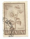 Argentina - Personalitati si Teme locale, 1 P, 1961-1969 - obliterat
