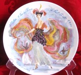 FARFURIE PORTELAN LIMOGES FRANTA BRADEX EDITIE LIMITATA LES FEMMES DU SIECLE - ALBERTINE 1976