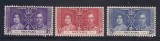 Grenada 1937 - Coronarea, serie nestampilata cu sarniere