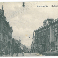 5049 - Cernauti, Bucovina, Market - old postcard, CENSOR - used - 1915