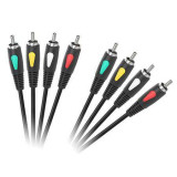 Cumpara ieftin Cablu 4rca-4rca 1m eco-line cabletech, Cabluri RCA