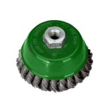 Cumpara ieftin Perie de sarma tip cupa cu fir rasucit Troy 27707-100, 100 mm