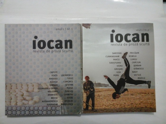 IOCAN REVISTA DE PROZA SCURTA - 2 VOLUME - CAPOTE/ YEATS/ RHODES