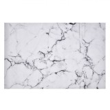 Covoraș de Baie, Marble, Dimensiune 60x40cm, Design Alb cu Marmură, Antiderapant