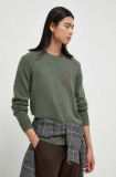 Levi&#039;s pulover de lana barbati, culoarea verde, light