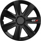 Set capace roti auto Cridem GTX Carbon 4buc - Negru - 15&#039;&#039; Garage AutoRide