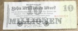 BNKSTR02DE Bancnotă Germania 10 Milioane Mărci 25 Iulie 1923, Stare VF (Foarte Bună, Epoca Hiperinflației, H&acirc;rtie Fermă, &Icirc;ntreagă)