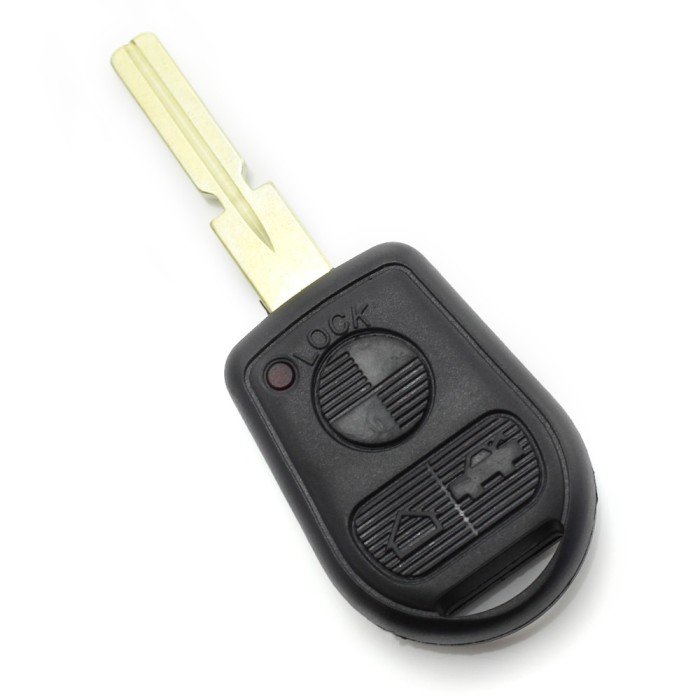 CARGUARD - BMW - carcasa cheie cu 3 butoane și lama 4 piste (model nou)
