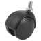 Roata pentru mobila cu surub, negru, &Oslash; 50 mm, surub M8 x 15 mm
